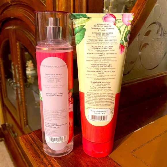 Bath & Body Works Champagne Apple & Honey Set - Picture 2 of 2